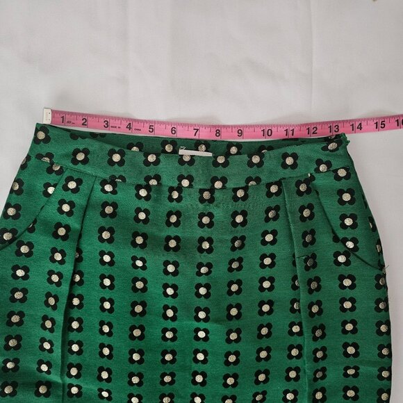 Anthropologie HD In Paris Women's Garden Glimmer Floral Mini Skirt Size US 2 - Picture 11 of 13